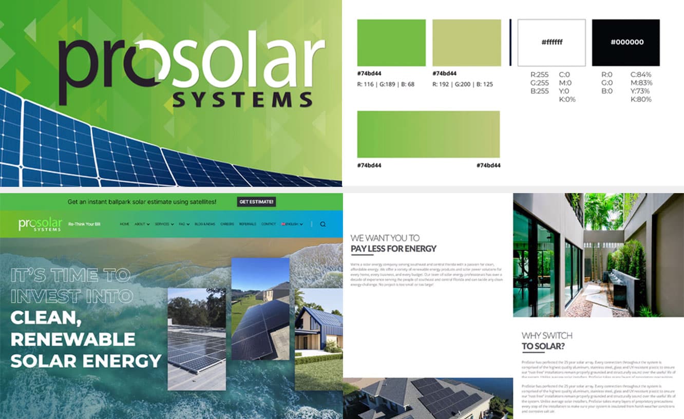 Old Prosolar branding