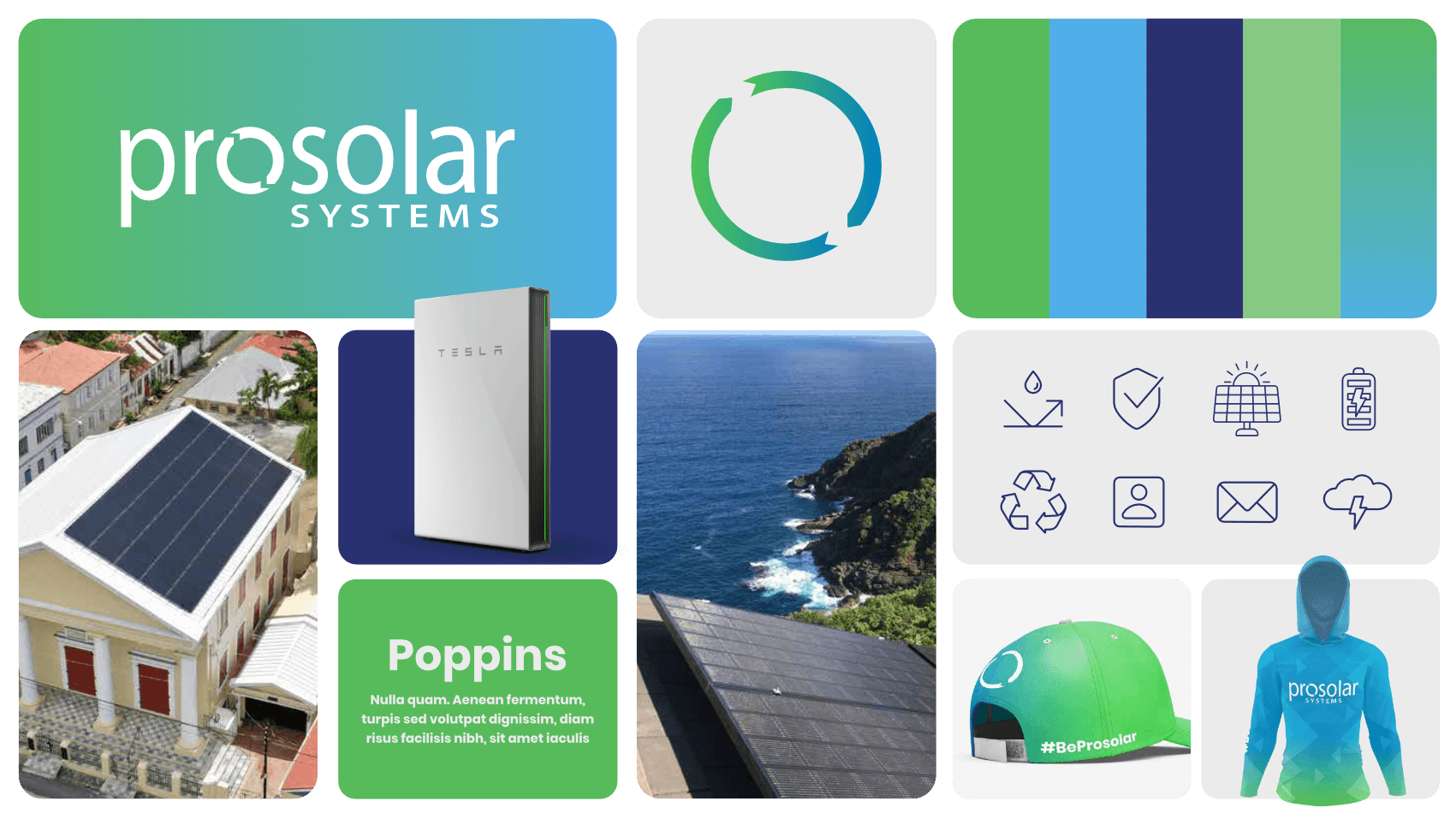 Prosolar UI style board